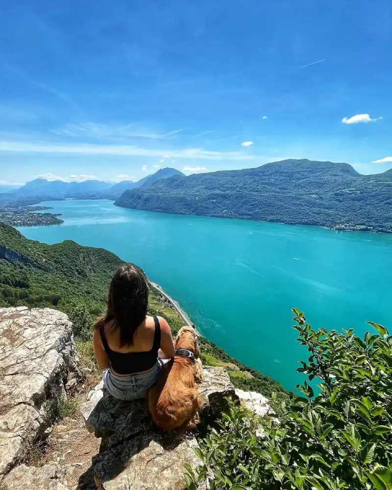 vue imprenable depuis le Belvedere de la Chambotte
